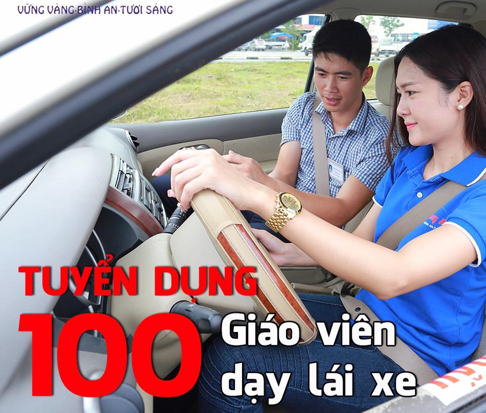 CẦN TUYỂN GIÁO VIÊN DẠY THỰC HÀNH LÁI XE Ô TÔ